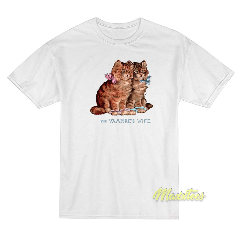 The Vampire's Wife Cat Couple T-shirt