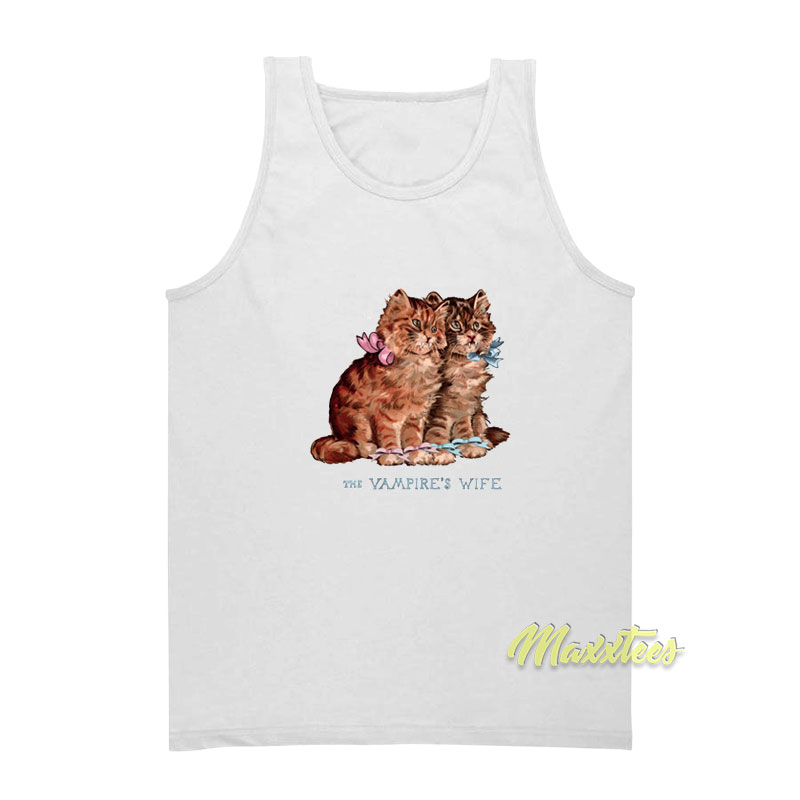 The Vampire's Wife Cat Couple Tank Top