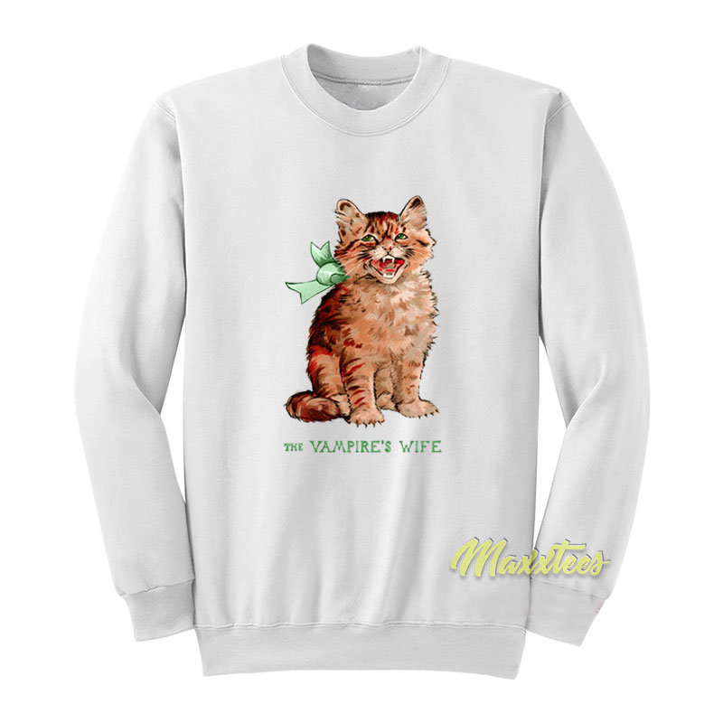 The Vampire's Wife Cat Sweatshirt