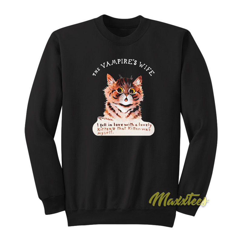 The Vampire's Wife Kitten Of Love Sweatshirt