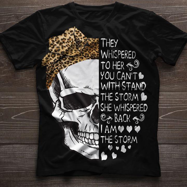 They Whispered To Her You Can't With Stand Halloween Shirt
