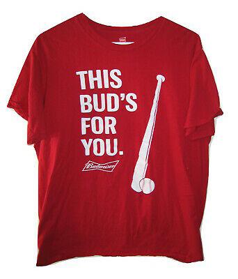 budweiser baseball tee
