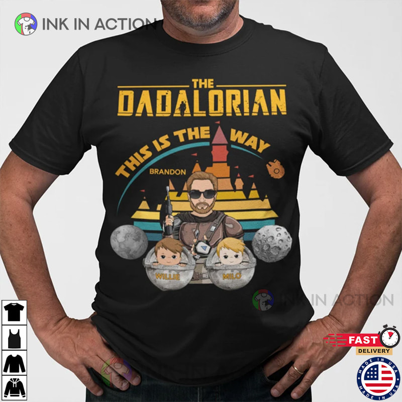 This Is The Way Personalized Shirt, Funny Star Wars Tee, Father’s Day Gift