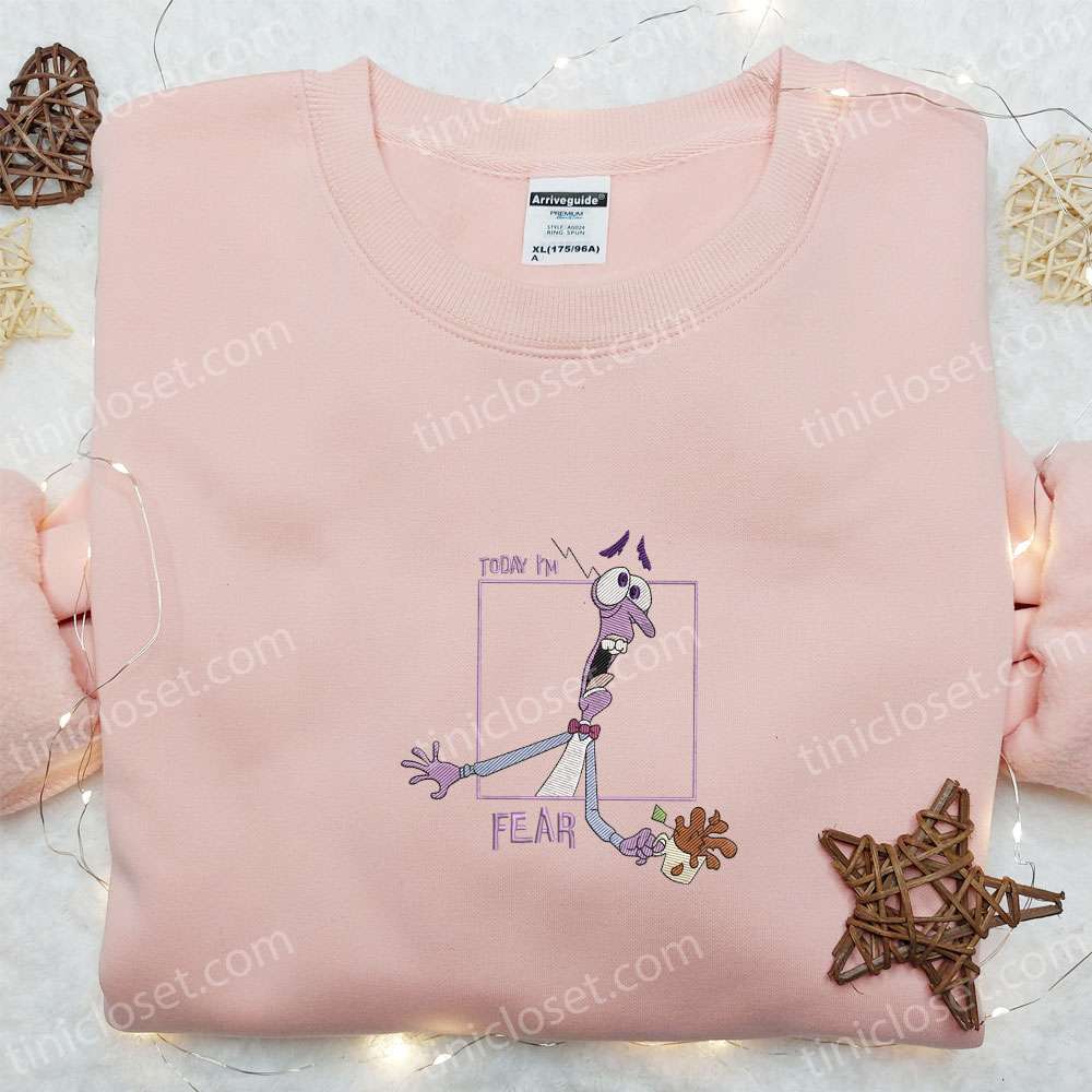 Today I’m Fear Inside Out Box Team Embroidered Shirt