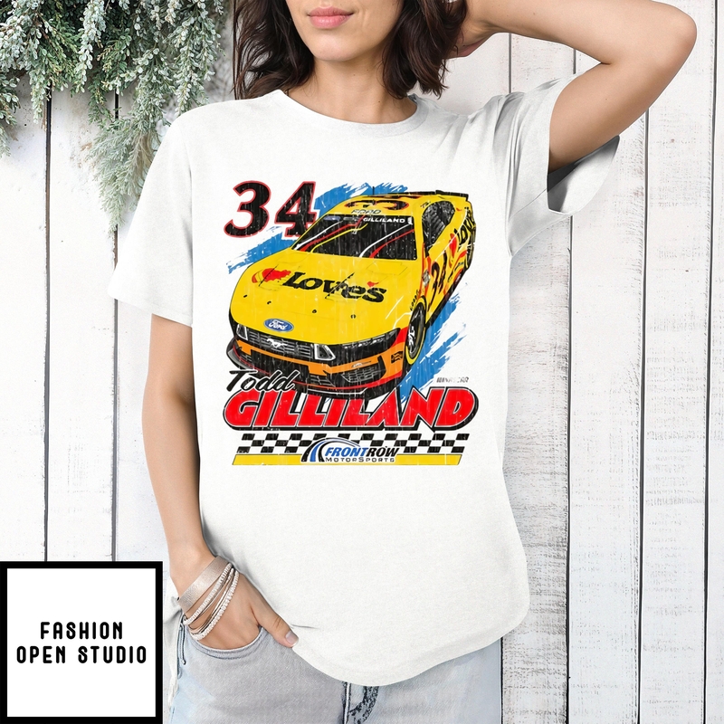 Todd Gilliland Front Row Love’s Car Shirt