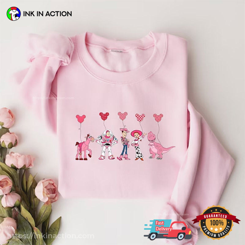 Toy Story Movie Valentine’s Day Hearts T-shirt, Valentine Gift Ideas