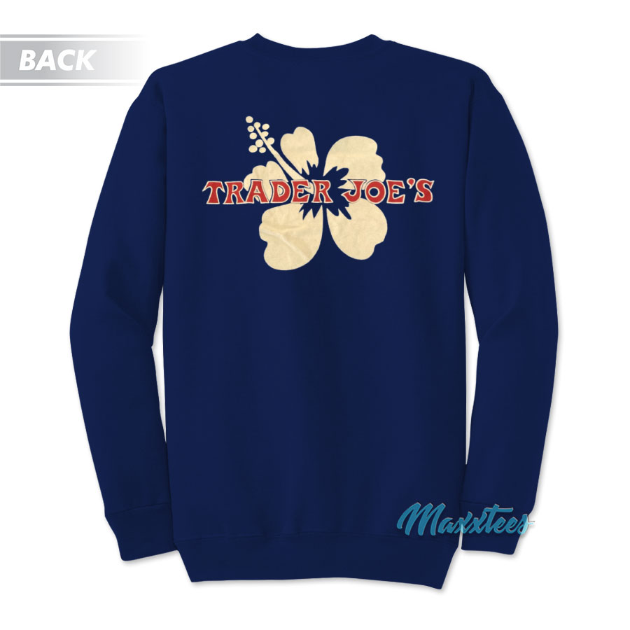 Trader Joe's Flower Sweatshirt