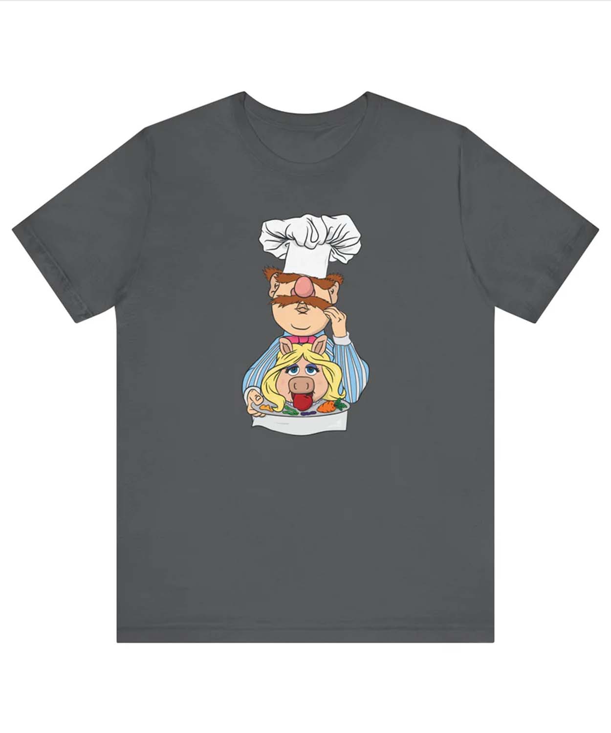 Tshirthell Chef’s Special Swedish Chef Serving Up Miss Piggy On A Platter Men’s T-shirt