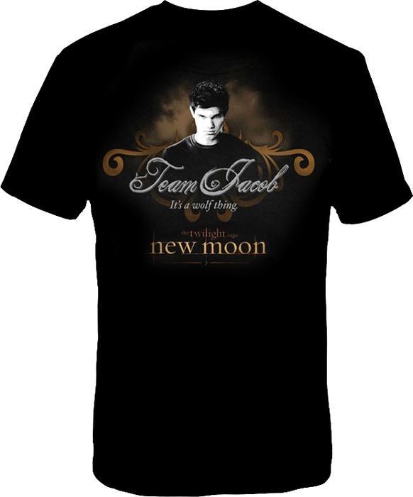 Twilight Saga New Moon Team Jacob Wolf Thing Male T Shirt