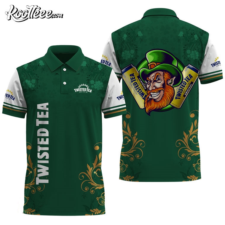 Twisted Tea St Patrick’s Day Leprechaun Polo Shirt