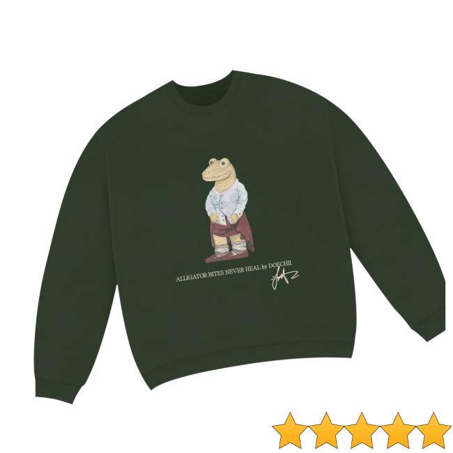 Txdxe Merch Store Doechii – Alligator Crewneck (alpine Green)