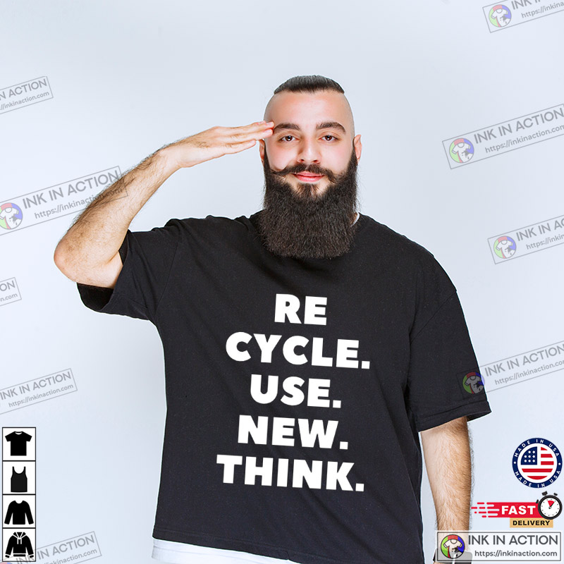 Unbelievable T-shirt “hidden Word” Re Cycle Use New Think Shirt