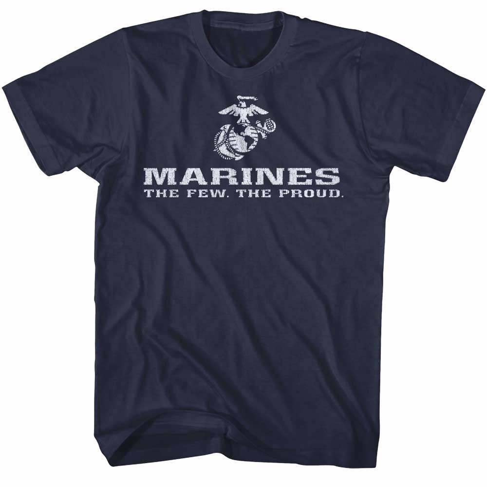 Us Marines Logo The Few The Proud Men's T Shirt
