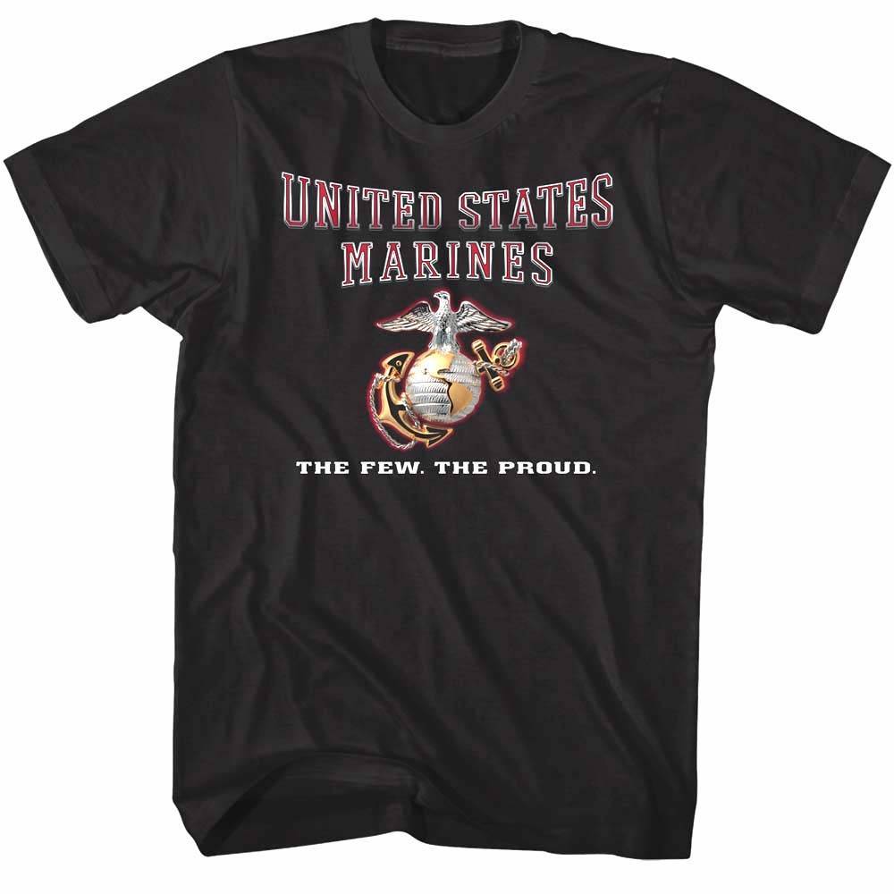 Us Marines Metallic Eagle Pin Men's T Shirt