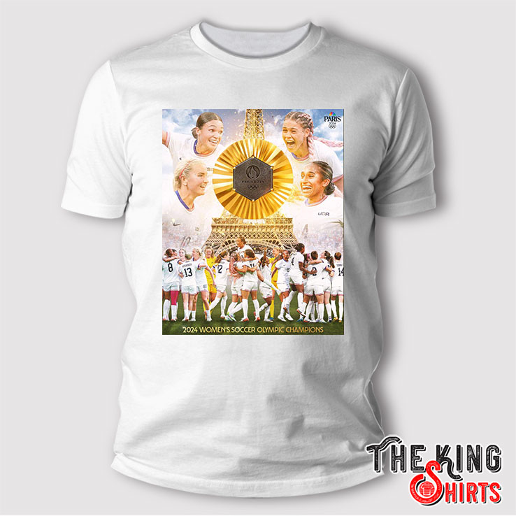 Us Women's Soccer Olympic Champions 2024 T Shirt