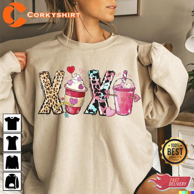 Valentine’s Day Coffee Lover Xoxo Shirt