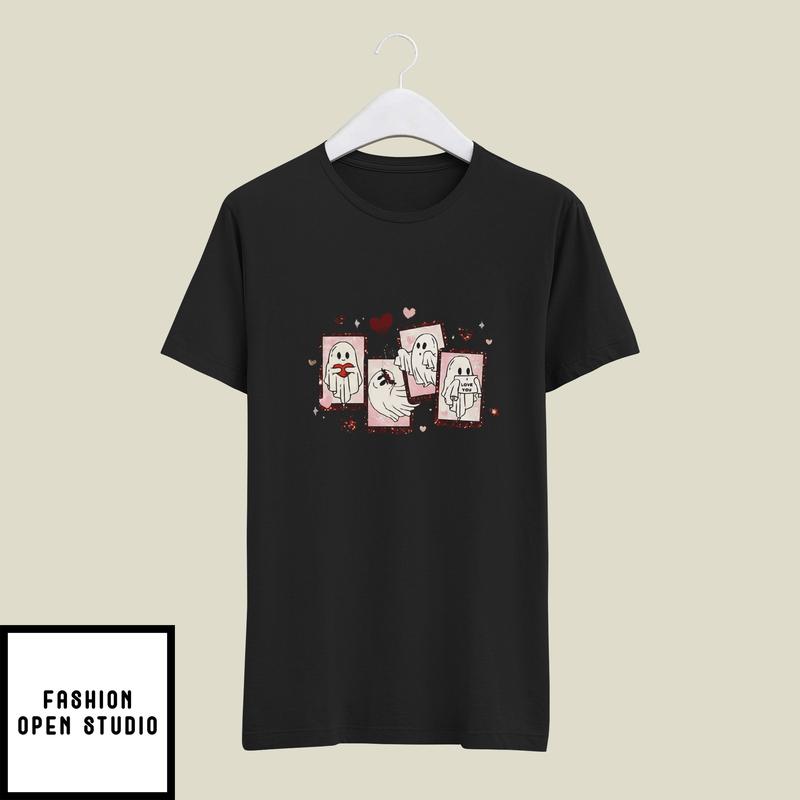 Valentine’s Day Ghost Will You Be My Boocasual T-shirt