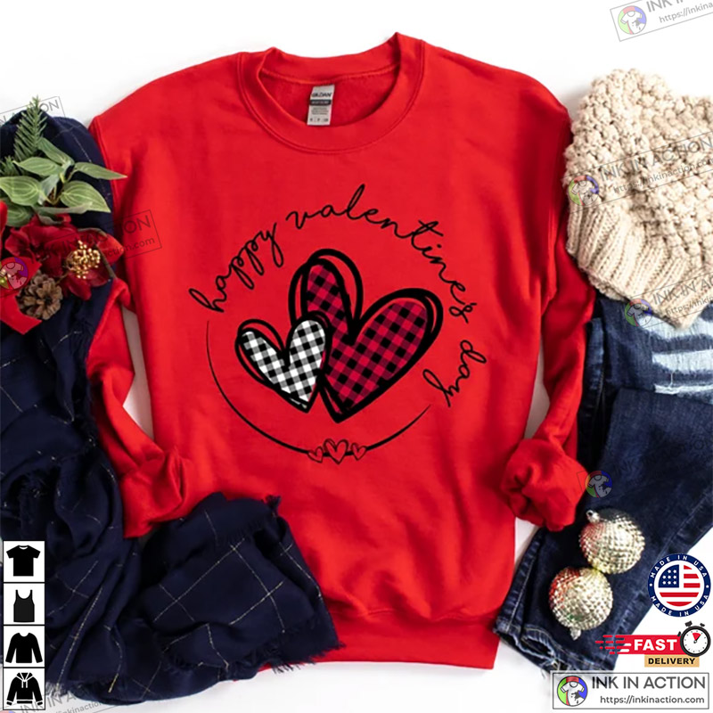 Valentine’s Day Shirt For Women, Heart Shirt