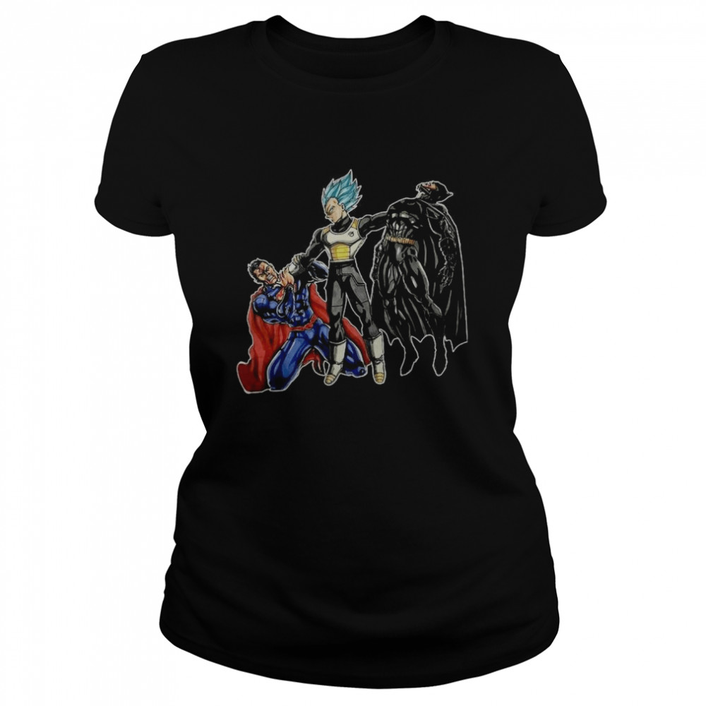 Vegeta Superman And Batman Classic Women's T-shirt