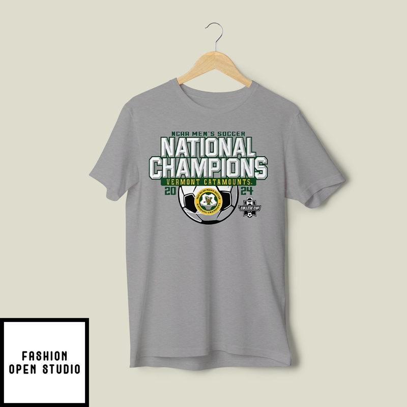 Vermont Catamounts Ncaa Men’s Soccer National Champions 2024 T-shirt