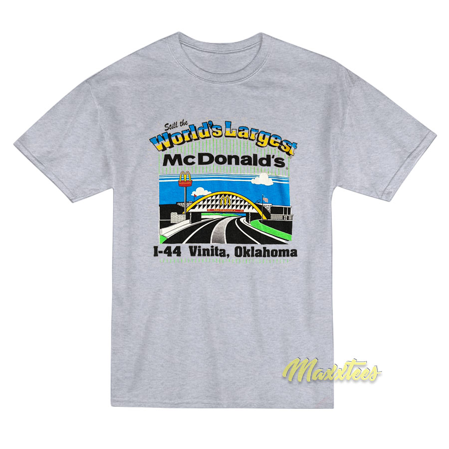 Vintage 90s Worlds Largest Mcdonald's T-shirt