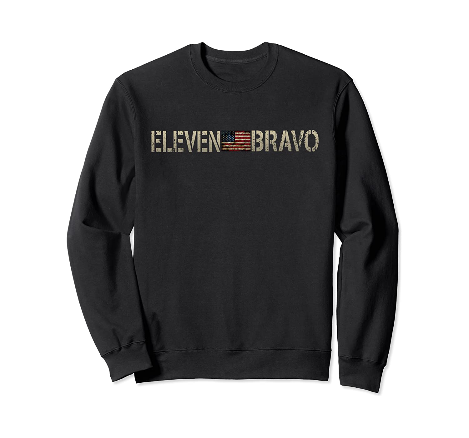 Vintage Army 11 Bravo Infantry Us Flag Sweatshirt