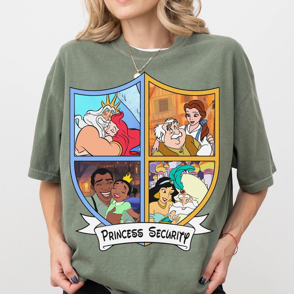 Vintage Disney Dad Princess Security Shirt For Father's Day Gift