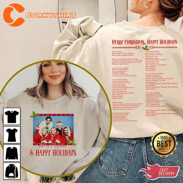 Vintage N’sync Christmas Merry Christmas & Happy Holidays Swetashirt