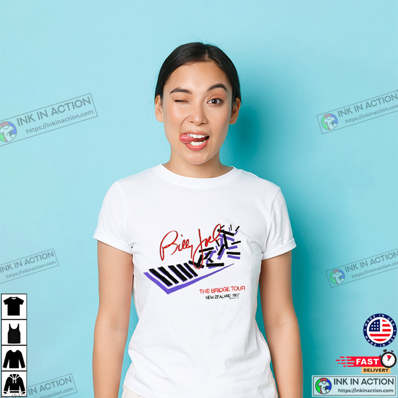 Vintage Nz The Bridge Tour 1987 80’s Billy Joel Tee