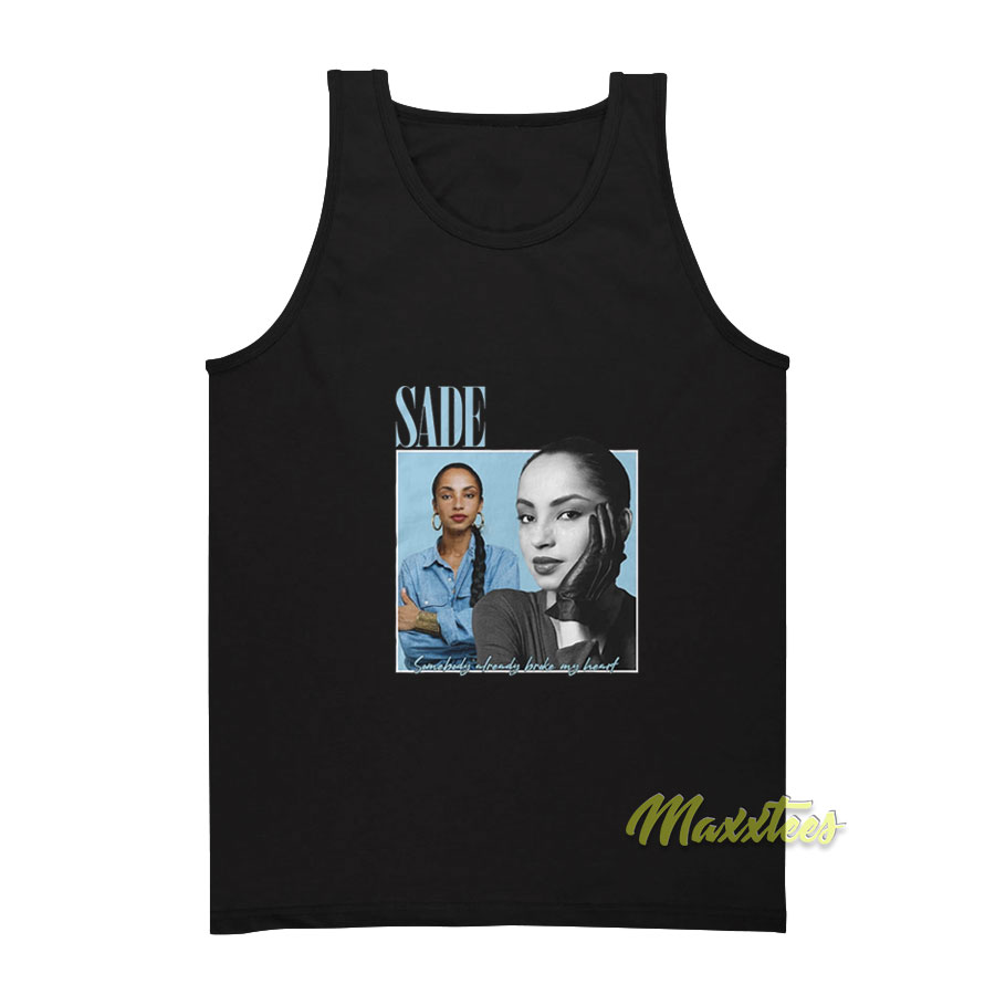 Vintage Sade Singer 90's Cover Tank Top