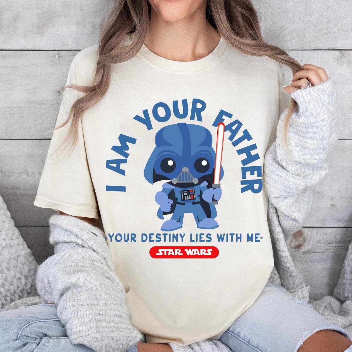 Vintage Star Wars Dad Shirt Darth Vader Father's Day Gift