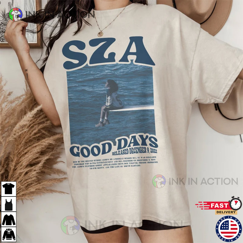 Vintage Sza Shirt, Sza – Good Days Graphic Tee, Sza Merch, Sos Tour 2023