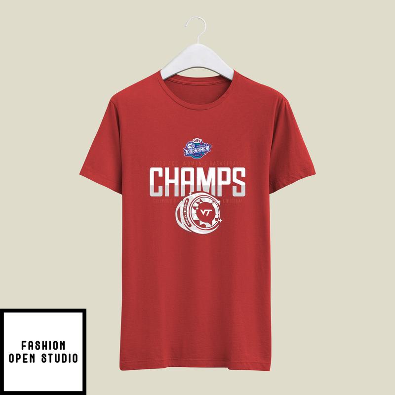 Virginia Tech Hokies 2023 Acc Women’s Basketball Champions T-shirt