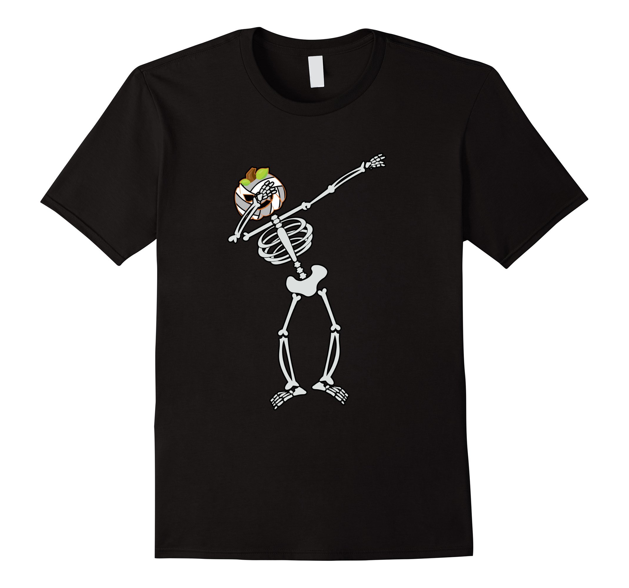 Volleyball Halloween Skeleton Dabbing Shirt