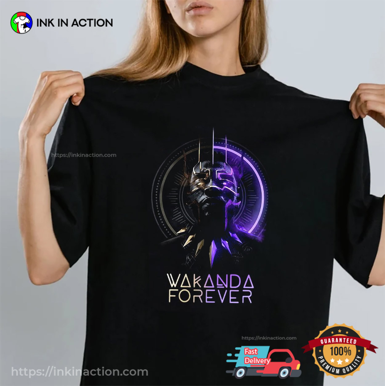 Wakanda Forever T’challa Chadwick Boseman Graphic T-shirt