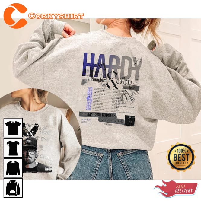 Wallen Hardy Tour The Mockingbird & The Crow Country Music Concert Shirt