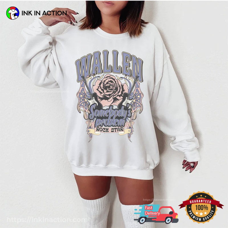 Wallen Somebody’s Problem Rock Star Comfort Colors T-shirt