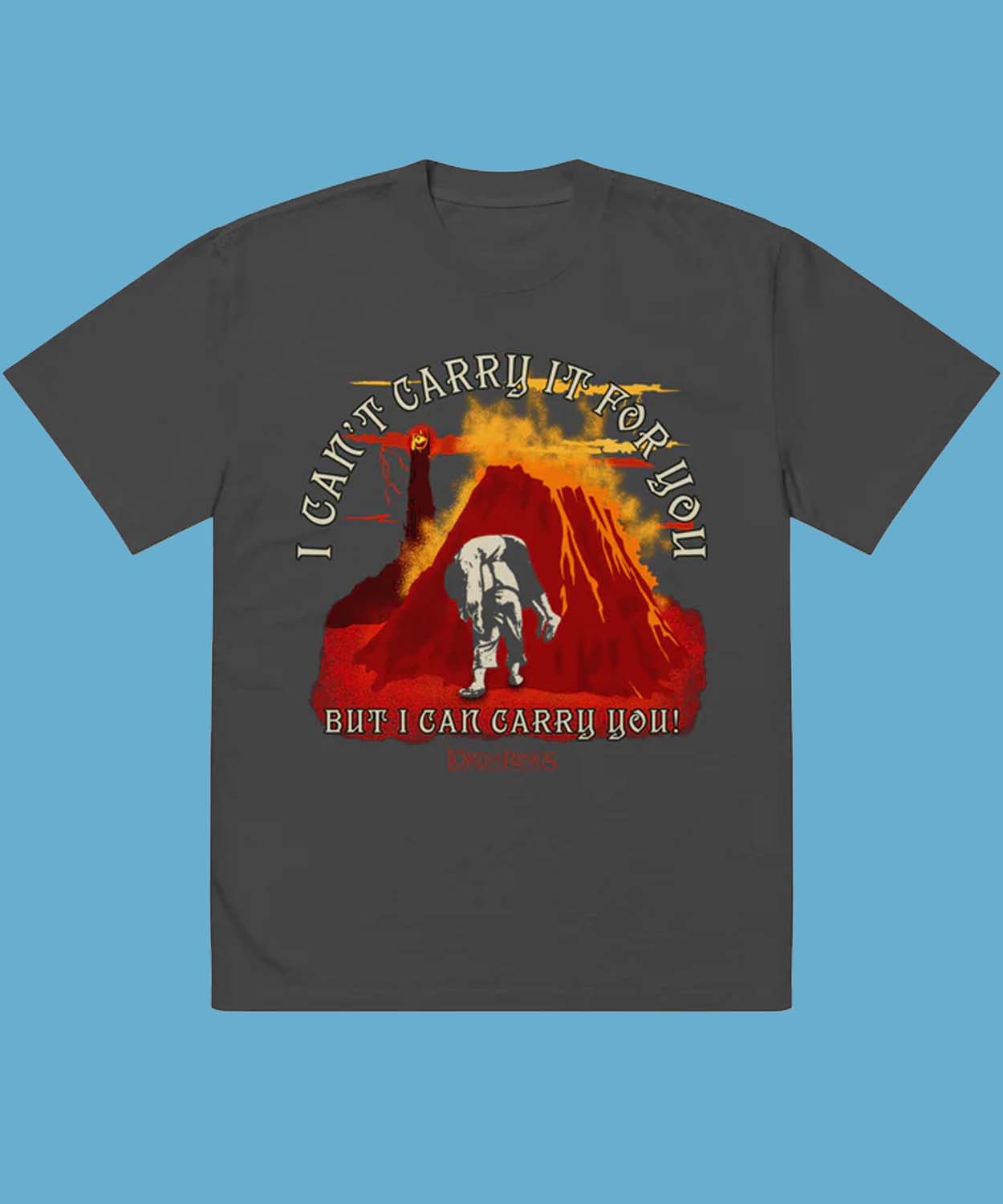 Wbshop Merch The Lord Of The Rings I Can’t Carry It For You Oversized Faded T-shirt