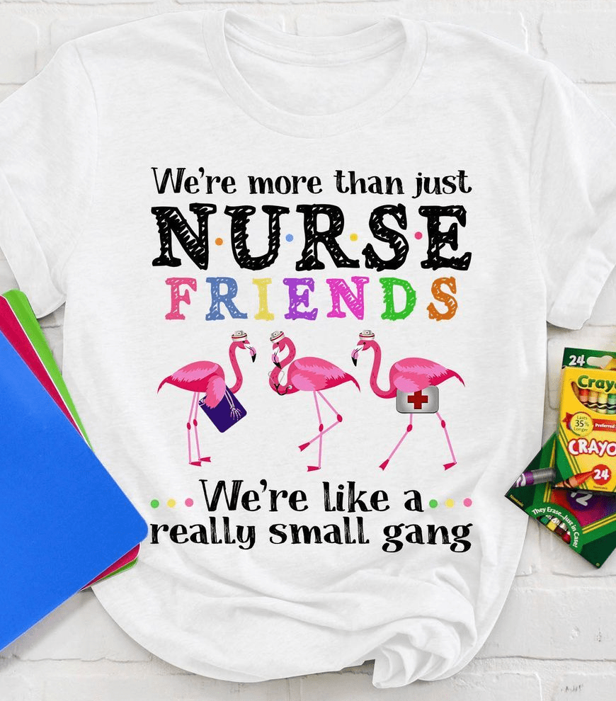 We're More Than Just Nurse Friends, We're Like A Really Small Gang T-shirt
