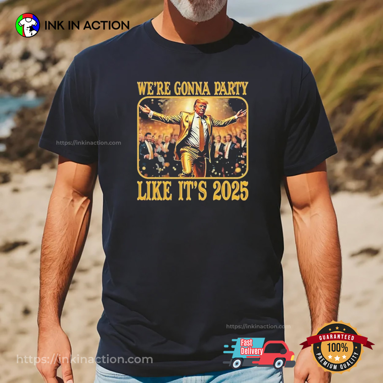 We’re Gonna Party Like It’s 2025 Trump Graphic Tee