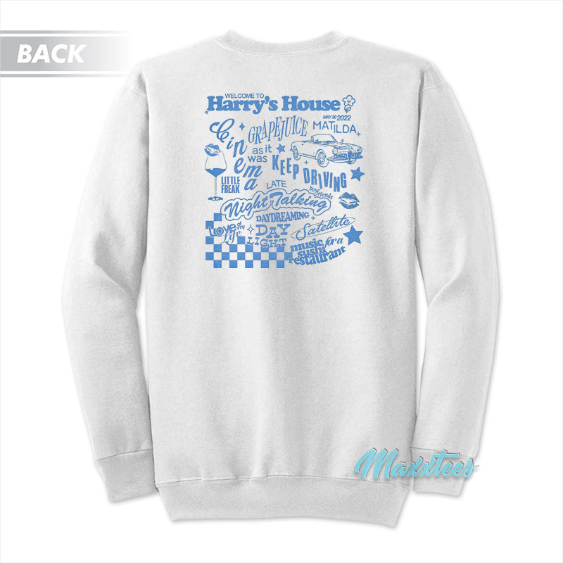 Welcome To Harry's House Grape Juice Matilda Sweatshirt