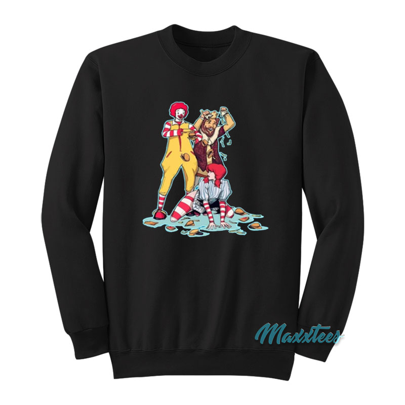 Wendy's Twerking Mcdonald's And Burger King Sweatshirt