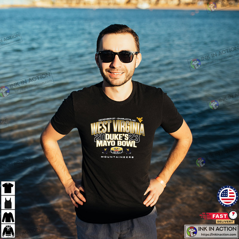 West Virginia 2023 Duke’s Mayo Bowl Football Champs T-shirt