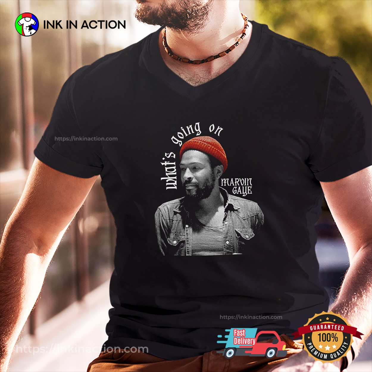 What’s Going On Marvin Gaye Vintage Graphic T-shirt