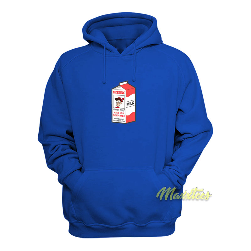 Where's Waldo Missing Milk Hoodie