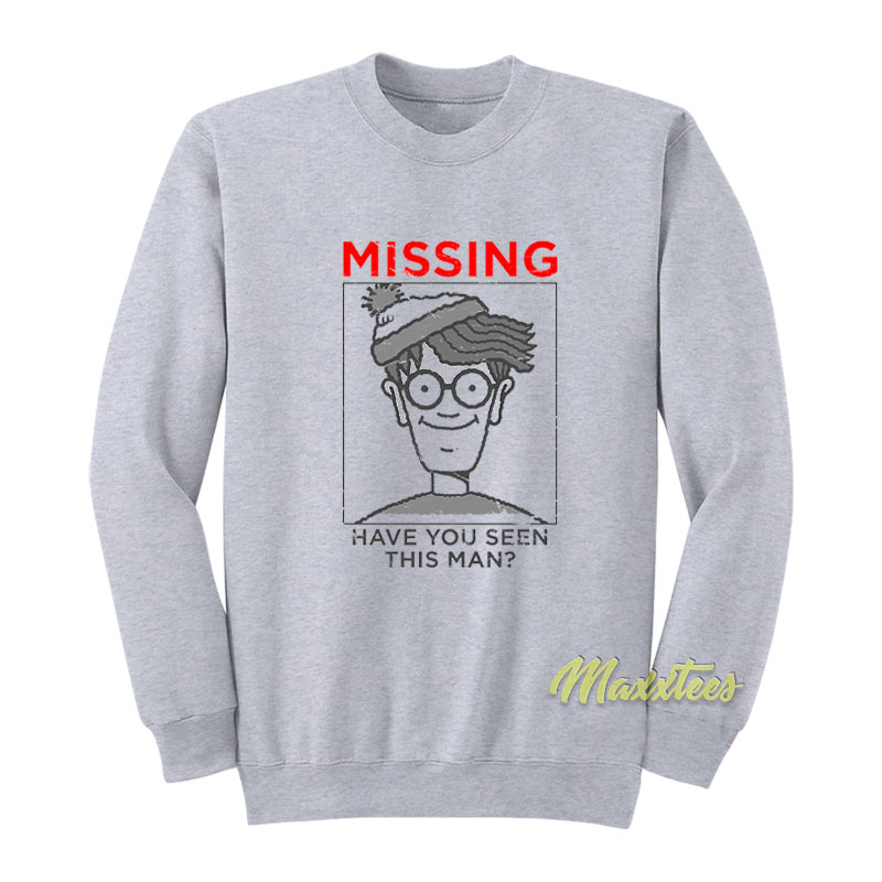 Where's Waldo Missing Sweatshirt
