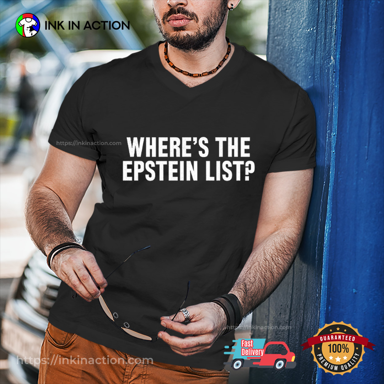 Where’s The Epstein List T-shirt
