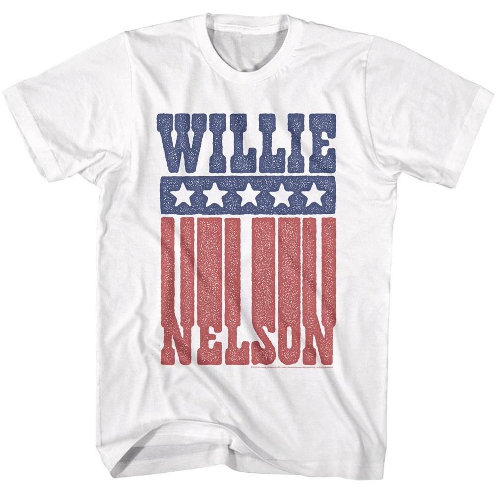 Willie Nelson American Logo Men's T Shirt