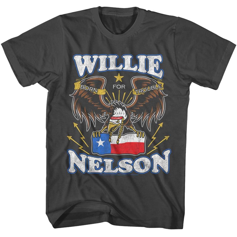 Willie Nelson Born For Trouble Men's T Shirt