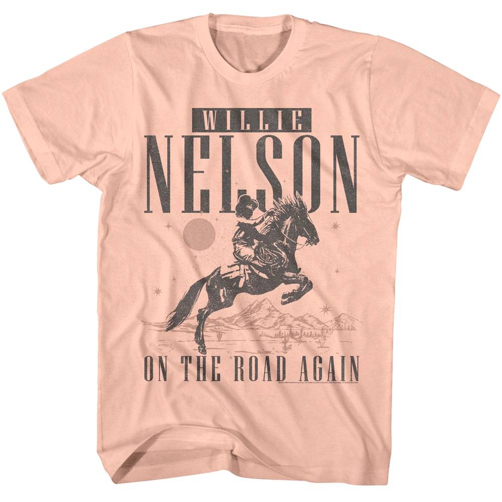 Willie Nelson On The Road Again Cowboy Men's T Shirt
